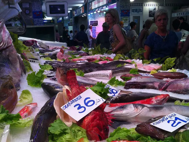 Worker mishap: hand trapped inside industrial ice shaver at fish market