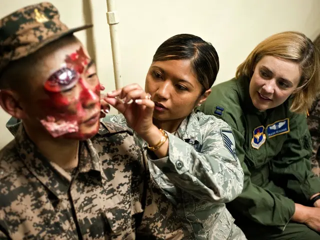 Emergency hospital visit for mother after bursting pimple in the "dangerous triangle" area.